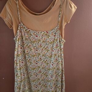 Floral Layered Women Dress